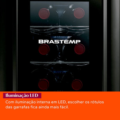Adega Brastemp 12 Garrafas com Painel Touch - BZC12BE