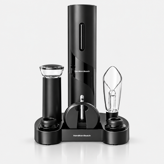 Kit Abridor de Vinho Elétrico Hamilton Beach + Acessórios
