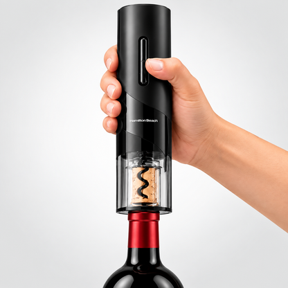 Kit Abridor de Vinho Elétrico Hamilton Beach + Acessórios