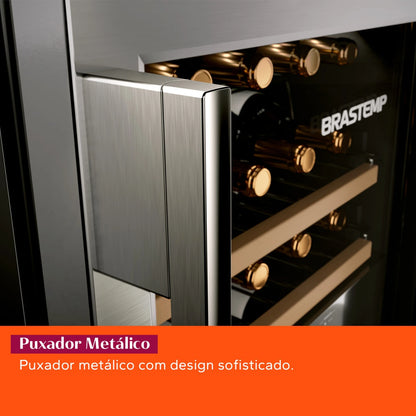 Adega Brastemp Dual Zone 33 Garrafas - BZB33BE
