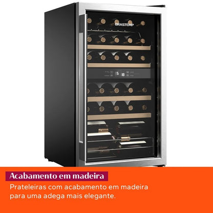 Adega Brastemp Dual Zone 33 Garrafas - BZB33BE