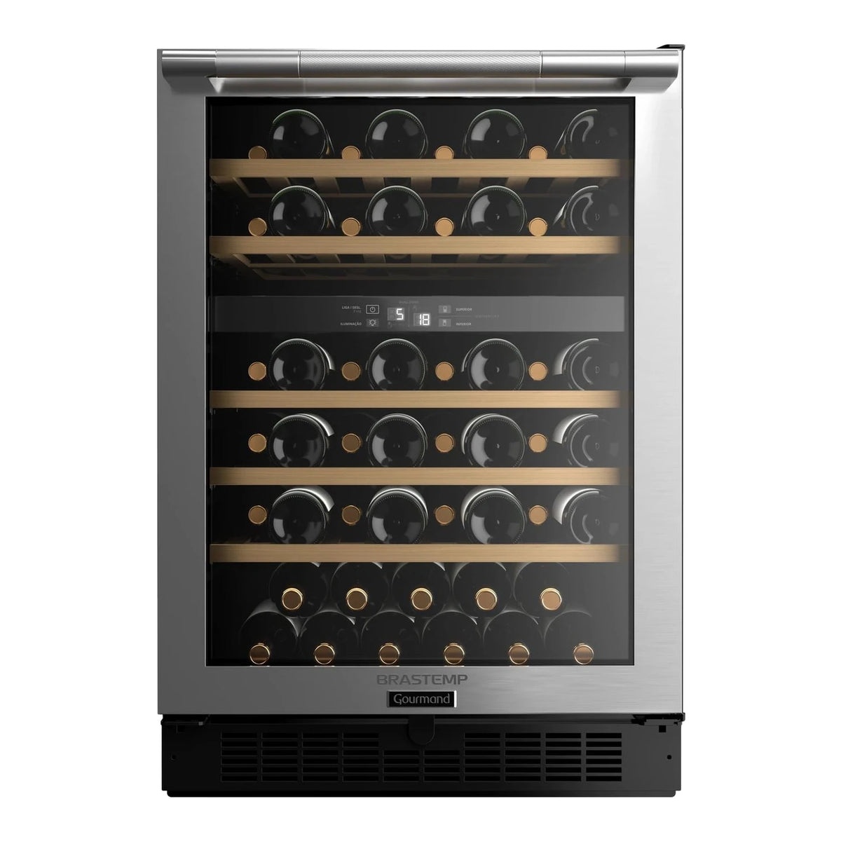 Adega Brastemp Gourmand Dual Zone 51 Garrafas - BZB51AE