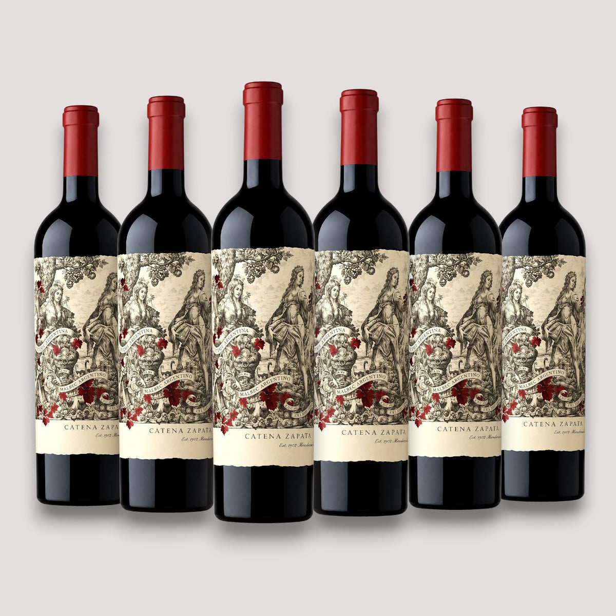 Kit 6 Catena Zapata Malbec Argentino 2019